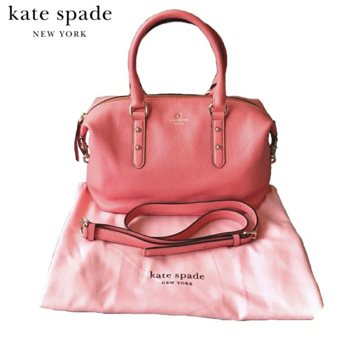 楽天市場】ケイトスペード kate spade バッグ ピンクxゴールド