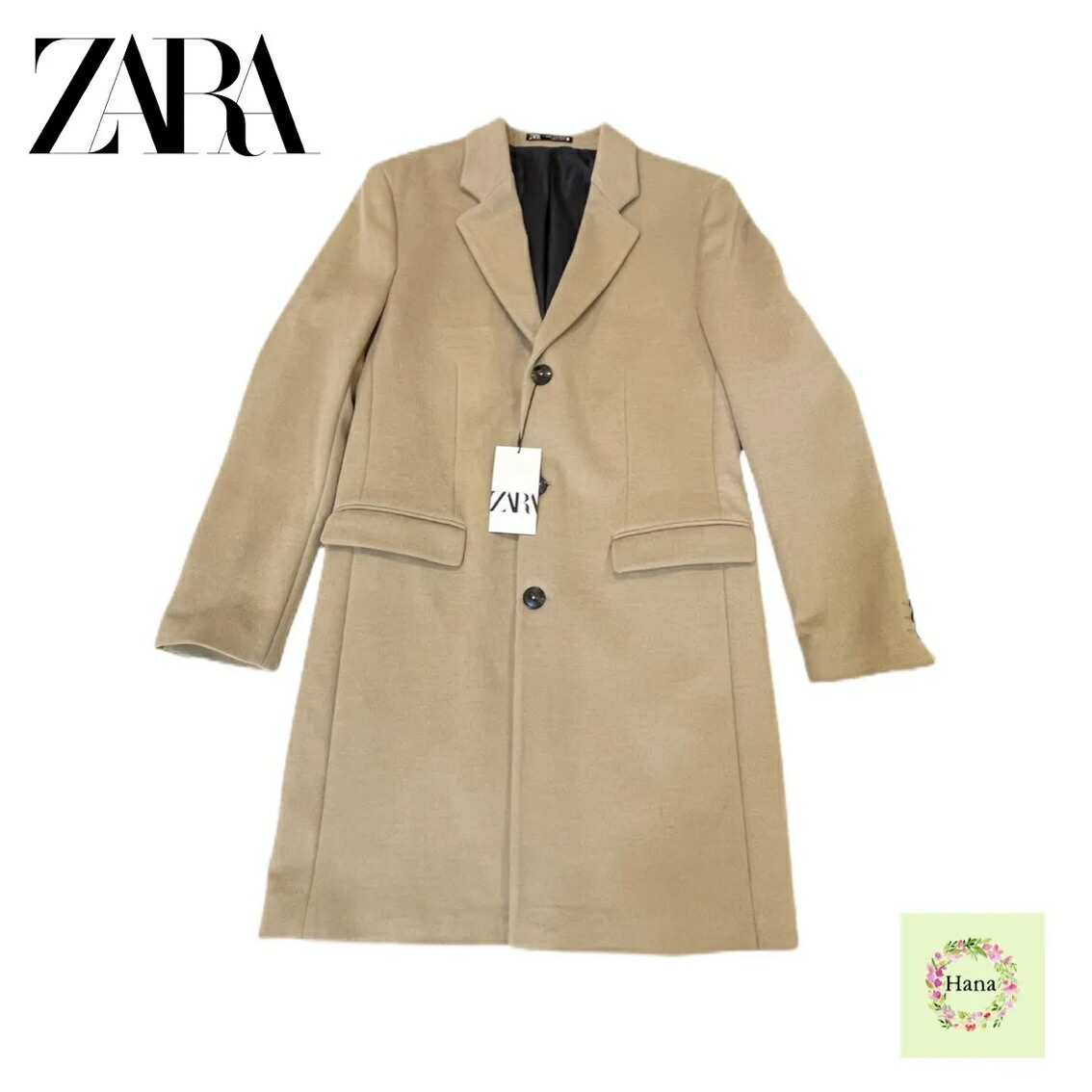 楽天市場】【中古】ZARA×STEVEN MEISELレザーコート ブラック