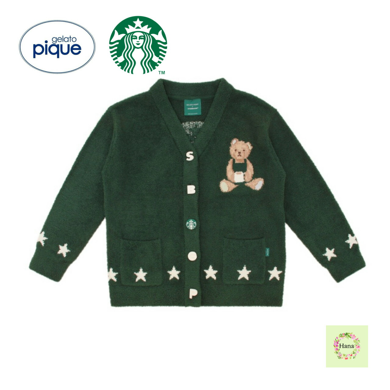 楽天市場】【新品】【即納】gelato pique STARBUCKS ベア柄カットソー