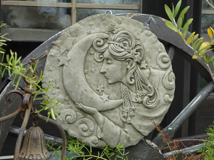 ガーデニング ガーデン プレート 雑貨 ストーン製『English Fortune teller Plate』|花遊び