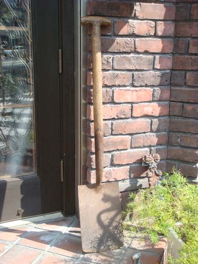 雑貨 ガーデニング 庭 Old Antique ショベル 沖縄 離島への逓送はお受諾できません Marchesoni Com Br