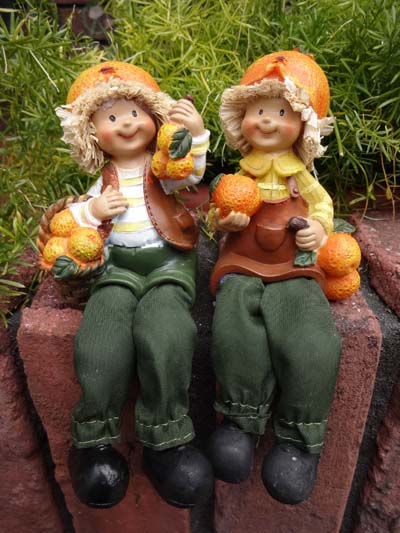 楽天市場】ガーデニング雑貨 ガーデンお人形 ドール 妖精 お座り 【花