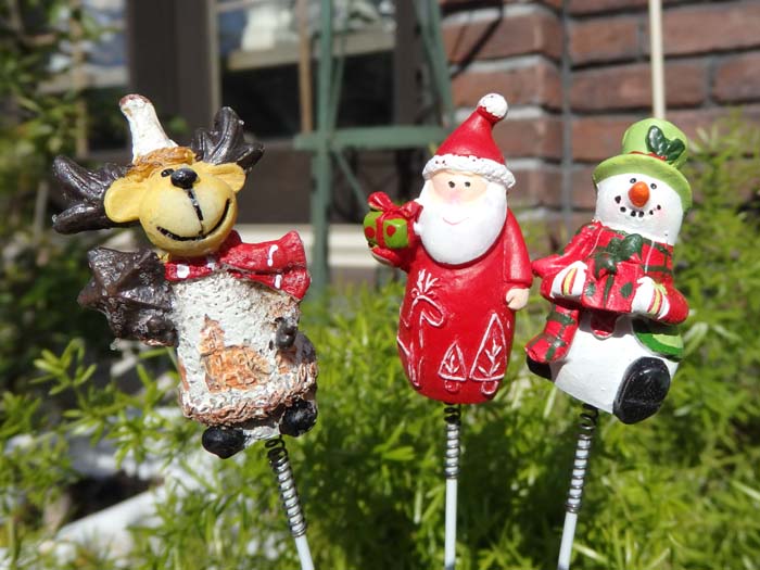 楽天市場】クリスマス サンタ スノーマン ガーデニング ガーデン