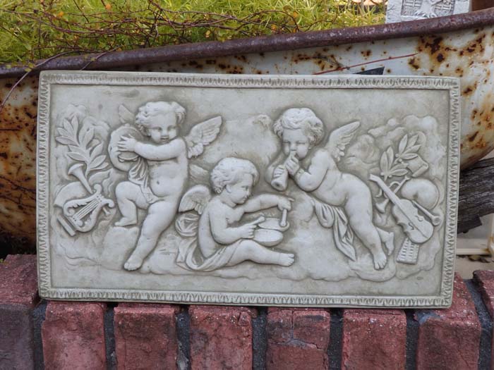 楽天市場】ガーデニング ガーデン プレート 雑貨 ストーン製『English