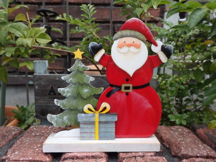 楽天市場】クリスマス ガーデニング ガーデン『サンタ♪スタンド