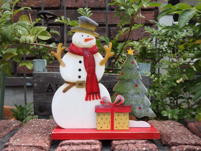 楽天市場】クリスマス WELCOME サンタ スノーマン セット オブジェ