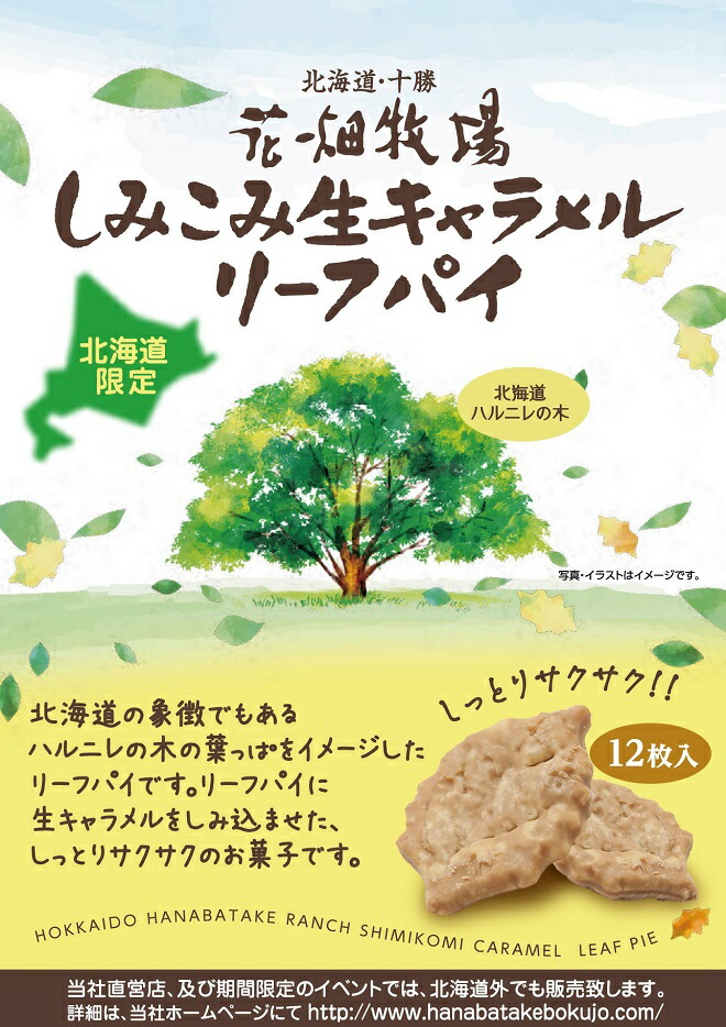 花畑牧場 しみこみ生キャラメルリーフパイ