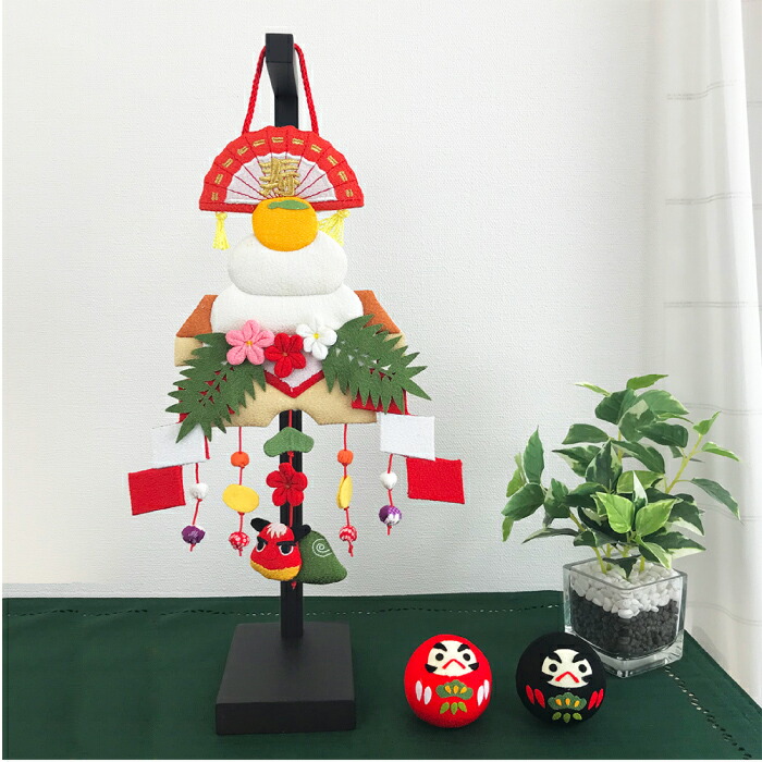 楽天市場】《 お正月飾り 》☆即日出荷☆丸全 餅鏡 ちりめん