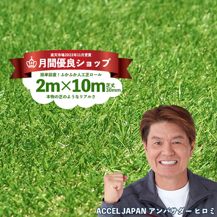 【楽天市場】【月間優良ショップ受賞店】人工芝ロール 3m×6m 芝丈30mm 【送料無料】【U字ピン44本無料】リアル 人工芝 ロール式 芝生 ロール  ドッグラン グリーン ベランダ 庭 ガーデニング グッドライフウッド : グッドライフ ウッド