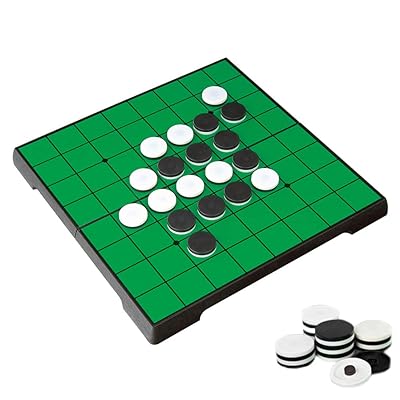 リバーシ 磁石式 折りたたみ盤 持ちはこび助けになる 知育手あそび (丸角式)
