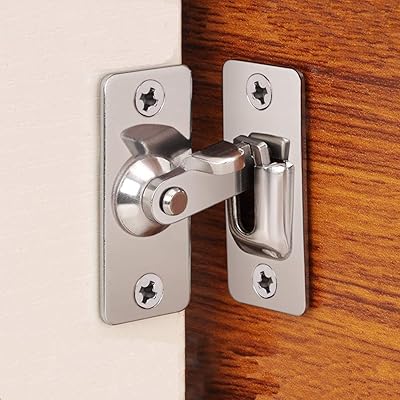 90度部屋の入り口打ちきり金ロックシフトドアロックボタンプッシュプルボタンドアラッチ風変わり部屋の入り口鍵を掛ける名取り草