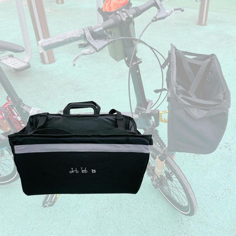 折りたたみ自転車バスケット.ブロンプトン折りたたみ自転車用合金自転車フロントバスケットバッグ|Dusky Rose (ヘアケア・サプリ)