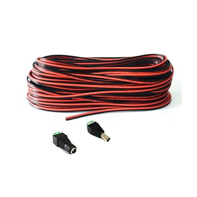 20m / 65.6ft 延長ケーブル、LEDストリップケーブル、モノクロ3528 5050、LED延長ケーブル、LEDケーブル，LEDテープライトまたは他の低電圧電気器具レイアウトフレキシブル延長コネクタケーブル