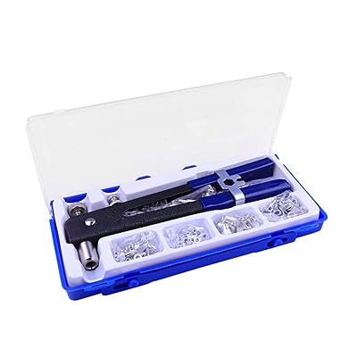 ハンドリベッターセット M3/M4/M5/M6/M8 螺子釘付き添い人 リベット中毒者 リベット物の具 中毒者 リベットセットインサート 物の具 86個 リベット 書き割り スチールアルミリベット物の具書き割り