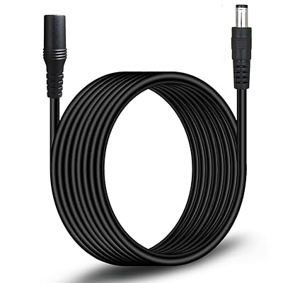 5m DC取りひろげる繋ぎ DC取りひろげる有線テレビ 5.5 X 2.1 18awg有線テレビ 厄介なもの電流：12A 銅芯  LED??源? 汎用のワット数取りひろげる吊りひも Web写真機 網状組織写真機 AHD防犯写真機取り合わせ用のDC取りひろげる繋ぎCCTV写真機のワット数 車