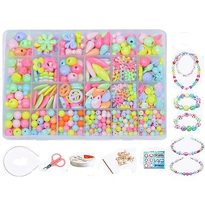 ビーズ DIY 佩び物 腕輪 ビーズ遊び道具 24類概念 納める入れもの付き添い人 (4号色)