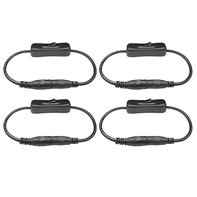 DC 5V-24V インライン取り替えっこ5.5mmx2.1粍牡 - 刃針DCジャックコネクタDCワット数アダプタオン/オフボタン付き添い人LEDストリップショー吊りひも取り替えっこSMD 5050、5630、3528、2835 LED磁気テープともし火 COB LEDテープラ