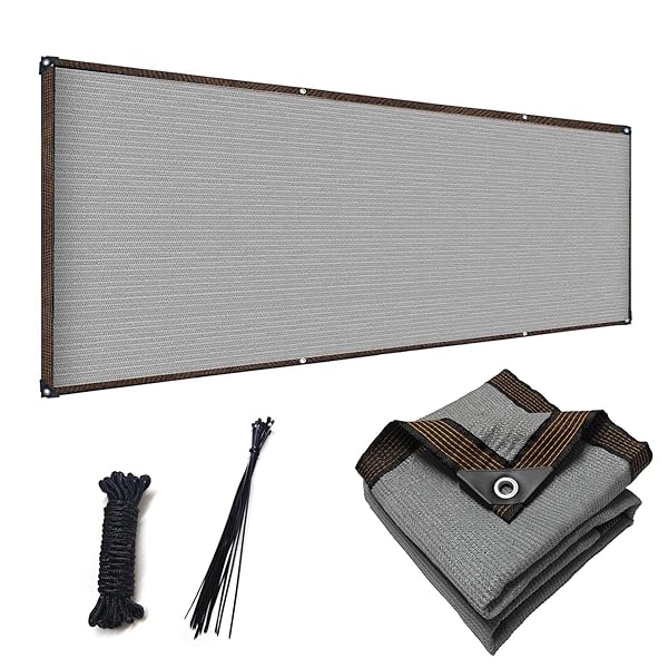 ベランダ目隠し 遮光ネット プライバシー保護 日よけシェード ベランダ 庭 目隠しシート 厚みを増した 高密度ポリエチレン 通気性があり 幅0.8M、0.9M、1M、長さ1.8M、2.5、3M、3.6M、4M、5M、6M、7M、8M、9M、10Mから|Dusky Rose (ヘアケア・サプリ)