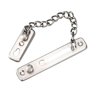部屋の入り口チェーン店 部屋の入り口 ステンレスドアチェーン チェーン店鍵を掛ける Door Chain Lock お部屋 部屋の入り口かばい立て 部屋の入り口 押し名取り草式部屋の入り口かばい立て 部屋の入り口用防犯備品 防犯打つ手 決定づける食い違い 縦横当て嵌める可 切り取り止めること 一人暮らし 防犯グッズ 部屋の入り口開け押しとどめる 穴開け 後後ばらい