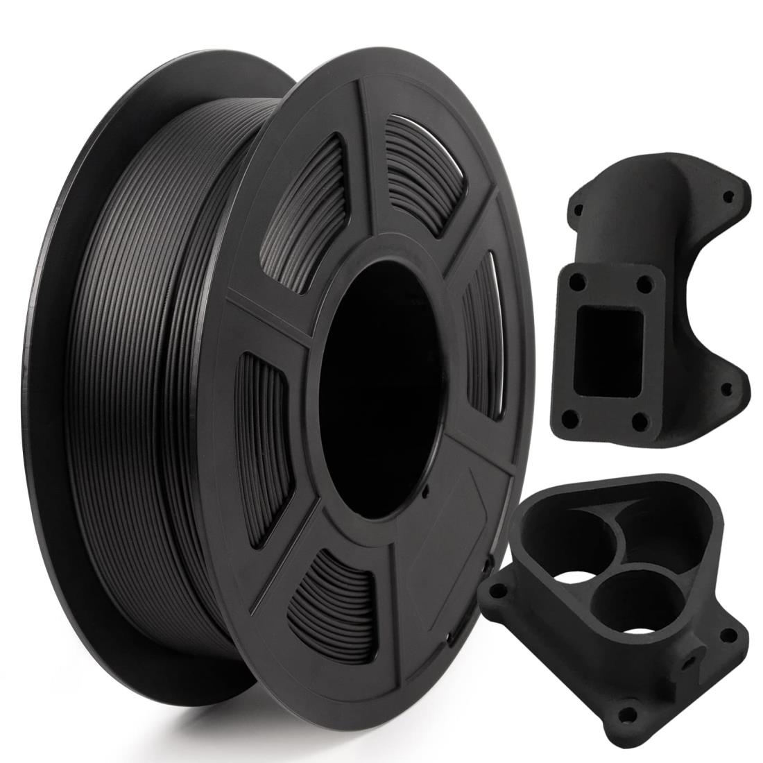 強化 PLA カーボンファイバーフィラメント 1.75mm、マットブラック 3D プリンターフィラメント充填 20% カーボンファイバー、軽量高強度、脆くない、詰まりにくい、ほとんどの FDM プリンターに適合、1kg スプール|Dusky Rose (ヘアケア・サプリ)