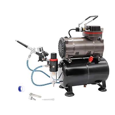 楽天市場】Ausuc エアブラシ コンプレッサー セット 冷却ファン付