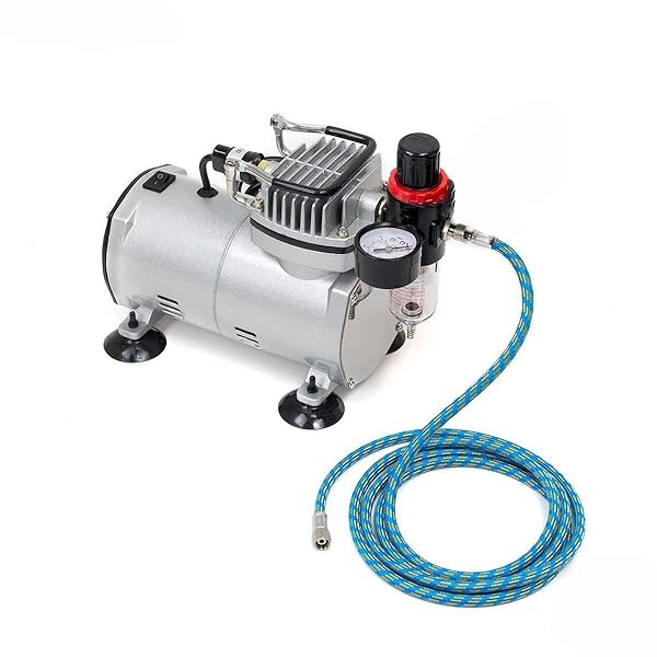 楽天市場】静音 エアーブラシ用 オイルレスコンプレッサー（タンク無