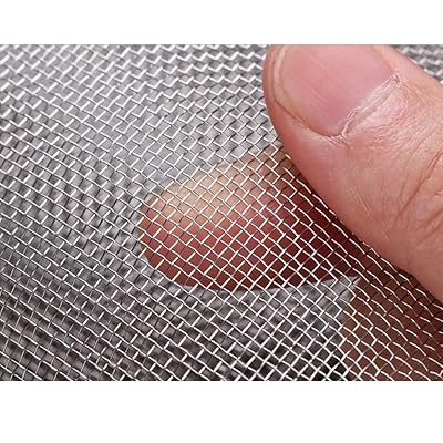 製造用金網 (20メッシュ) 幅1000x巻1000粍 ステンレス鋼平織金網 メッシュ 瀘過器網 耐高温 防鼠 殺虫剤 20メッシュ 線径0.21粍 網目1.1粍 幅1000x巻1000粍 1枚