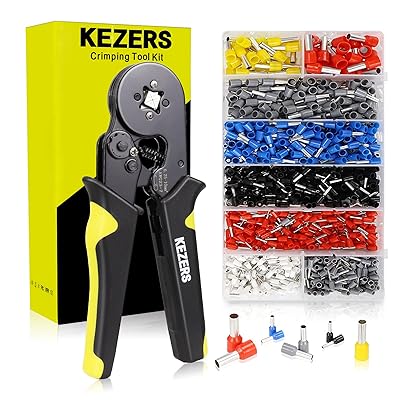 細やか圧着プライヤー仕掛ける 1250PCS フェ置き目圧着手道具 真四角 0.25-10粍? ラチェット式 パウダーコンパクト 圧着捩り用圧着プライヤー 電気工用圧着プライヤー カシメ手道具仕掛ける フェ置き目端子仕掛ける 圧着端子付き添い人 明かり工事士