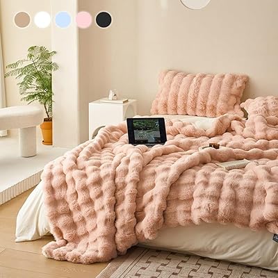 ブランケット ふわとろブランケット ふわもこブランケット 毛布 軽く肌触 ふわふわ モコモコ 冷ややかさ打つ手 洗える 格好のいい 静電気押しとどめる 生あたたかい 朦々たる 冬用(130x160,さくら色)