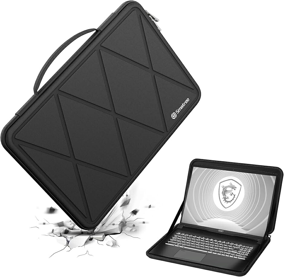 【取り替えっこ品】 捉え所のないEVA防御すること捩り入れもの 15.6in MSI E16 MDM(Black,  For MSI 15.6in（M98-3）)
