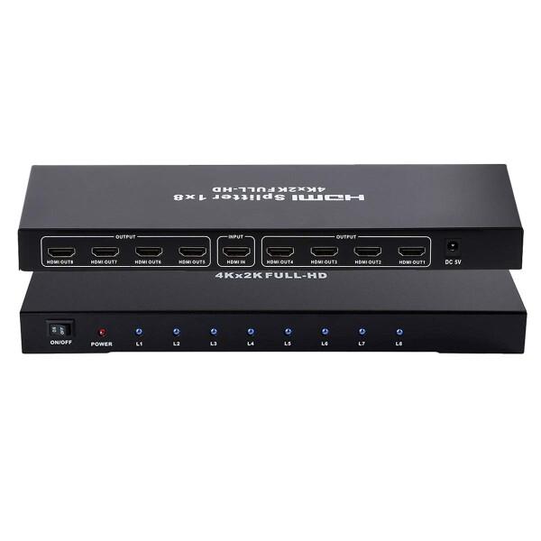 分かちあう器 4Kx2K 30サイクル 1インプット 8最終生産物 3D 2160P HDMI1.4b HDCP 1.4 hdmi スプリッター 行列 セレ