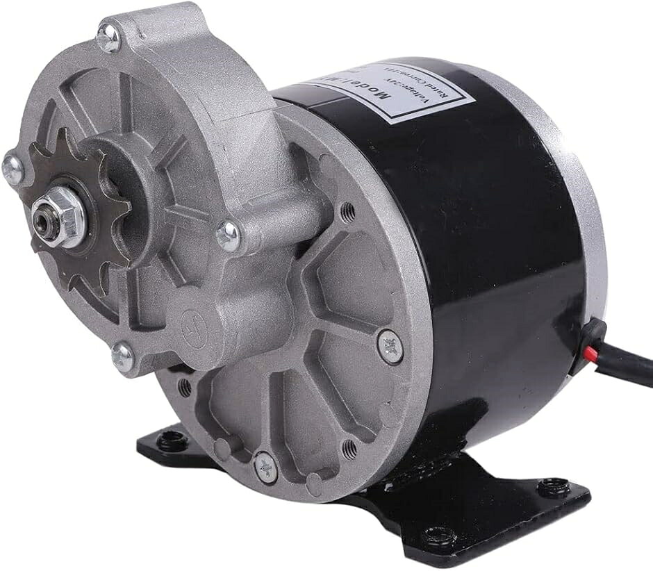 【互換品】 ギヤ 減速 モーター 24V 250W 自転車 電動 バイク KRB255(シルバー)|Dusky Rose (ヘアケア・サプリ)