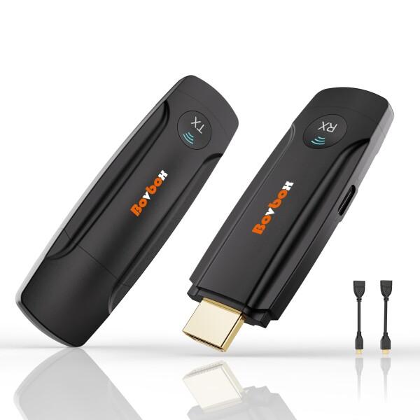 無線電話 送受信機、1080P 固定ディスク無線電話HDMI 196フート(60m) 、2.4G/5G無線電話HDMI押しひろげる一揃いの道具、WIFI\u0026