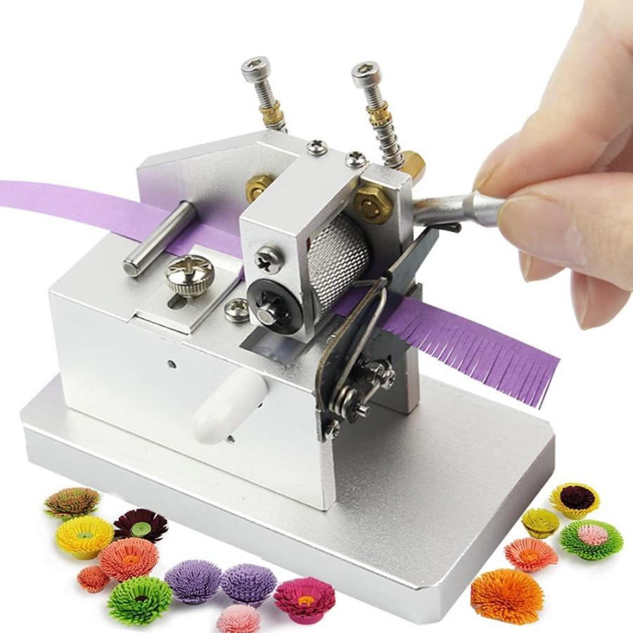 ペーパークイリング 切り抜く機 フリンジ つづり方出刃包丁 タッセル つづり方手工芸品 DIY お花紙 ひまわり 造花 に適し