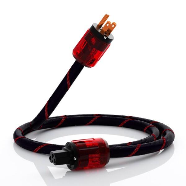 12AWG HiFiオーディオ電源ケーブル 純銅 3ピン 125V/15A 音質向上 オーディオ用コード 編組ス｜Dusky Rose （ヘアケア・サプリ）