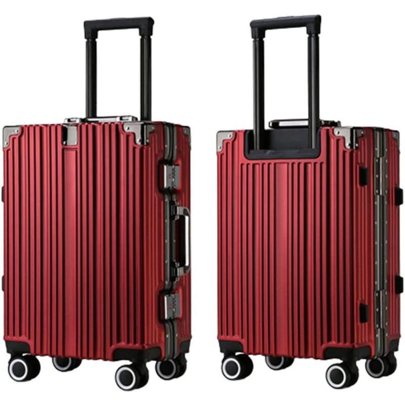 スーツケース 機内持ち込み 35L キャリーバッグ TSAロック搭載 アルミフレーム 超軽量 小型 耐衝撃 静音 ダブルキャスター 旅行|Dusky Rose (ヘアケア・サプリ)