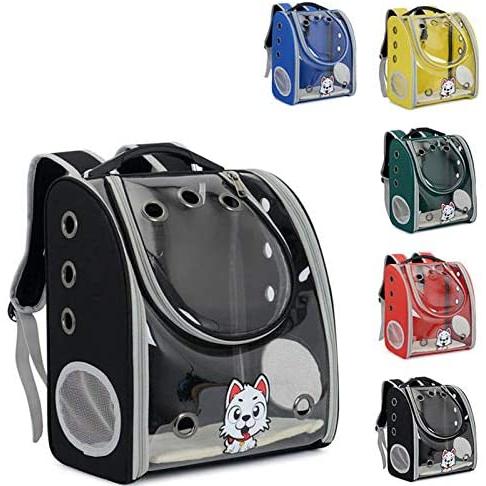ペットキャリーバック 透明通気 キャリー ペットリュック ネコ 手提げ 猫犬兼用 YN-petbag04 イエロー｜Dusky Rose （ヘアケア・サプリ）
