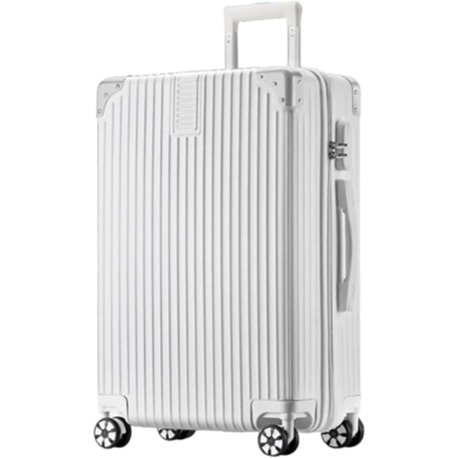スーツケース キャリーケース 45L キャリーバッグ ファスナー式 超軽量 大型 耐衝撃 静音 ダブルキャスター 360度回転 旅行 出張|Dusky Rose (ヘアケア・サプリ)
