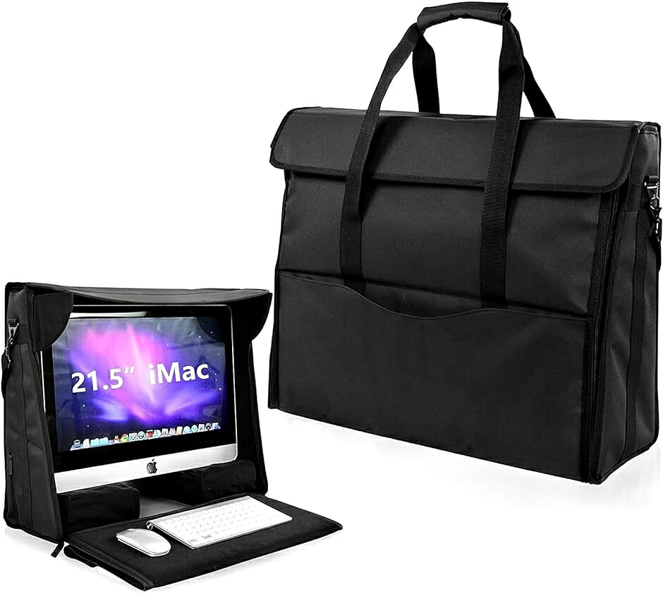 マイコンキャリーバッグ 事務机とっ始めキャリーバッグ パソコンキャリーケース デスクトップキャリーケース( iMac 21.5 in用)