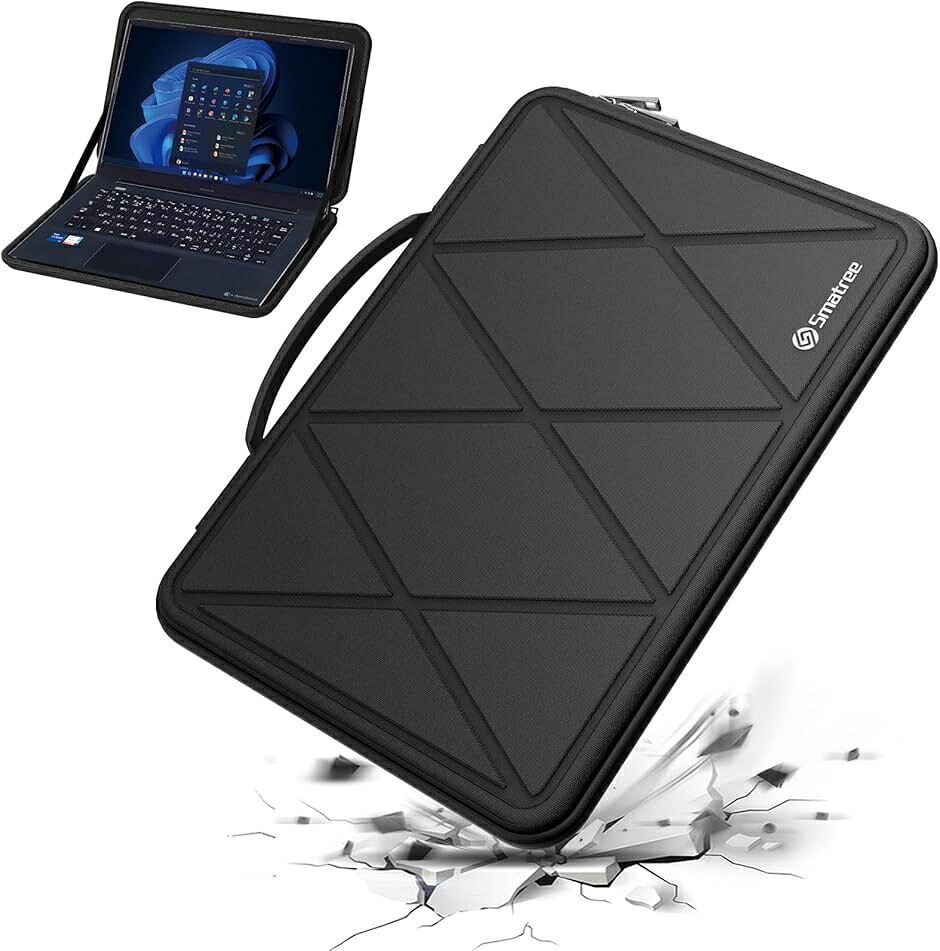 捉え所のない EVA 保護すること衣袂容れもの 14in 東芝dynabook MDM( Black,  For dynabook 14in（M43）)