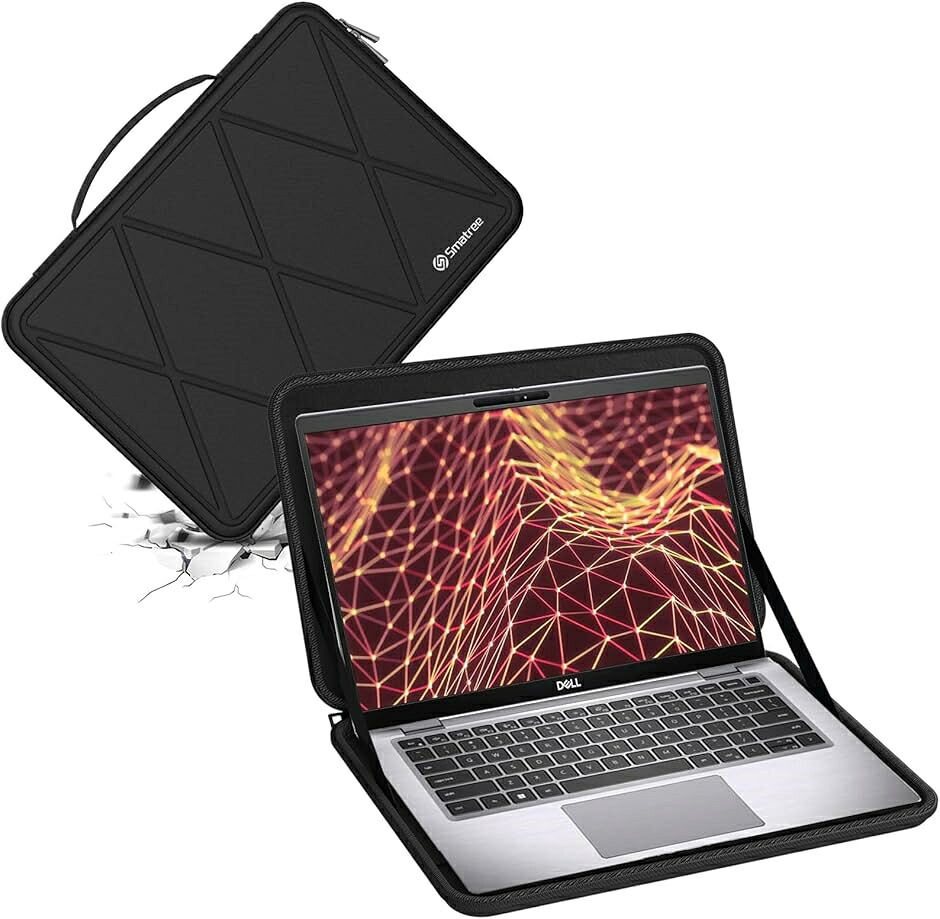 【取り替えっこ品】 捉え所の無いEVA防御すること衣袂容れもの 14in (Black,  For DELL 14in（M50）)