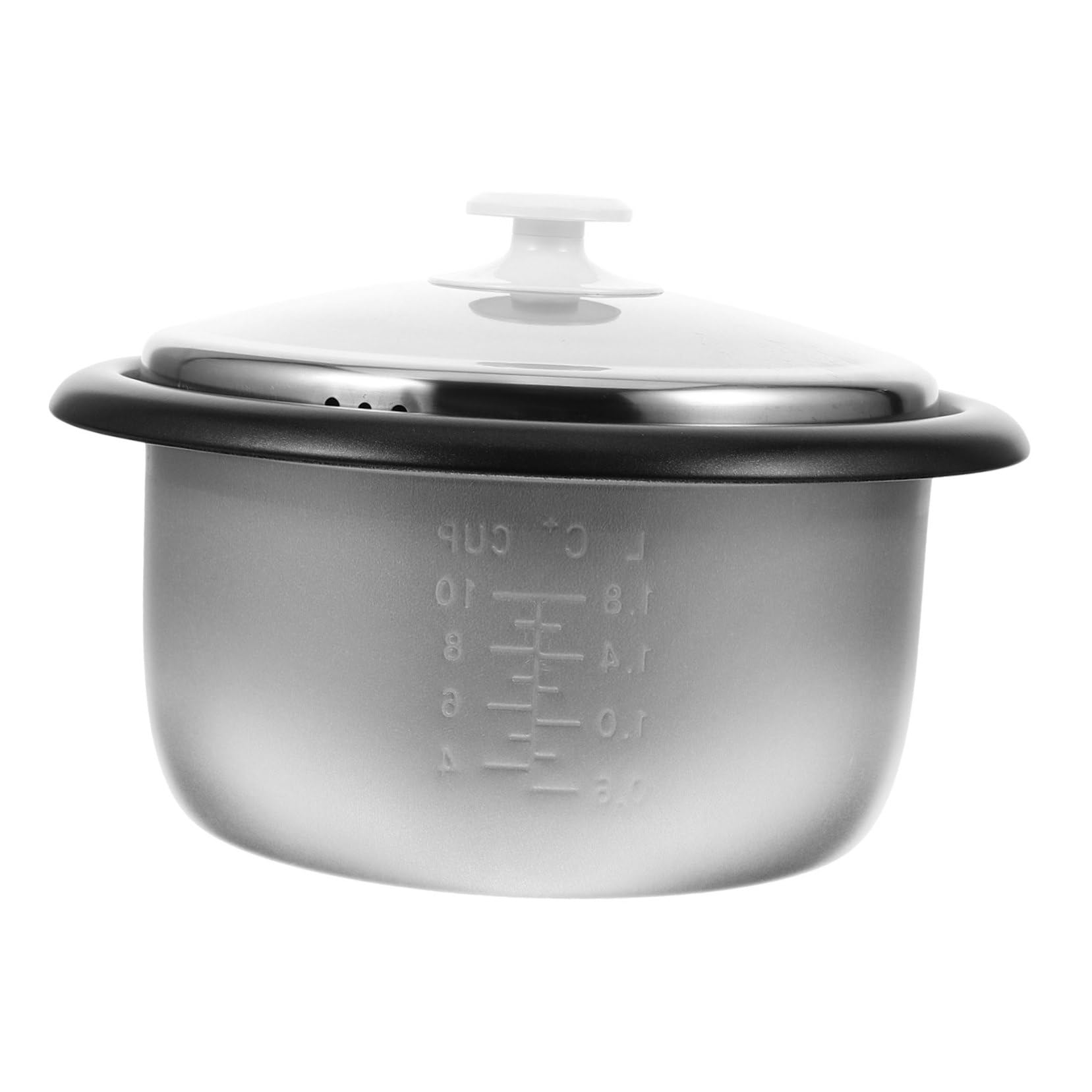 炊飯器交換用属内鍋 目盛り付き 家用炊飯器内釜 ライナー 製 耐久性 多目的調理対応 キッチン用品|Dusky Rose (ヘアケア・サプリ)