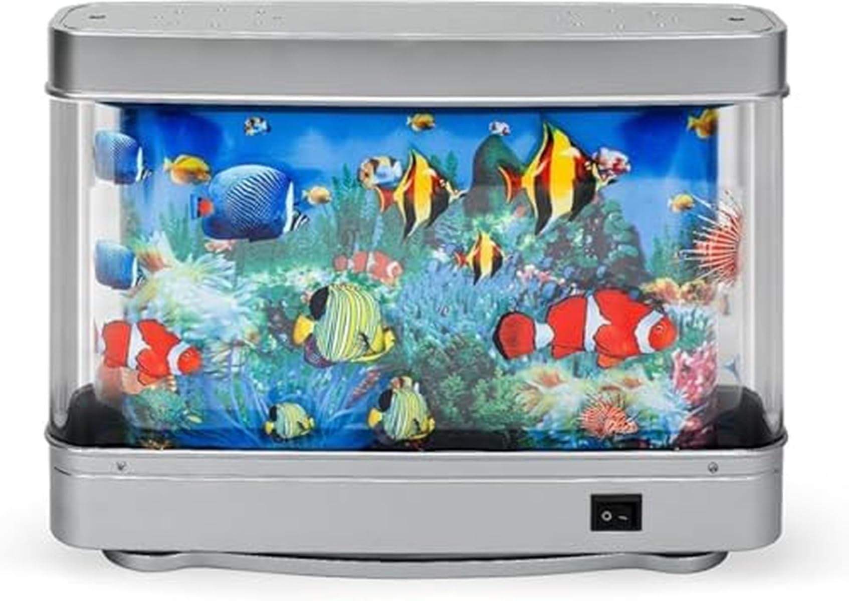 観賞魚シミュレーションランプ、水族館、LEDシースケープ、デスクトップホームナイトデコレーション、小さなテーブル、小さな魚、LED水族館感覚ライト、人工熱帯魚装飾、動く魚付きフェイク水族館、寝室、子供部屋、リビングルーム、パーティー (魚)|Dusky Rose (ヘアケア・サプリ)
