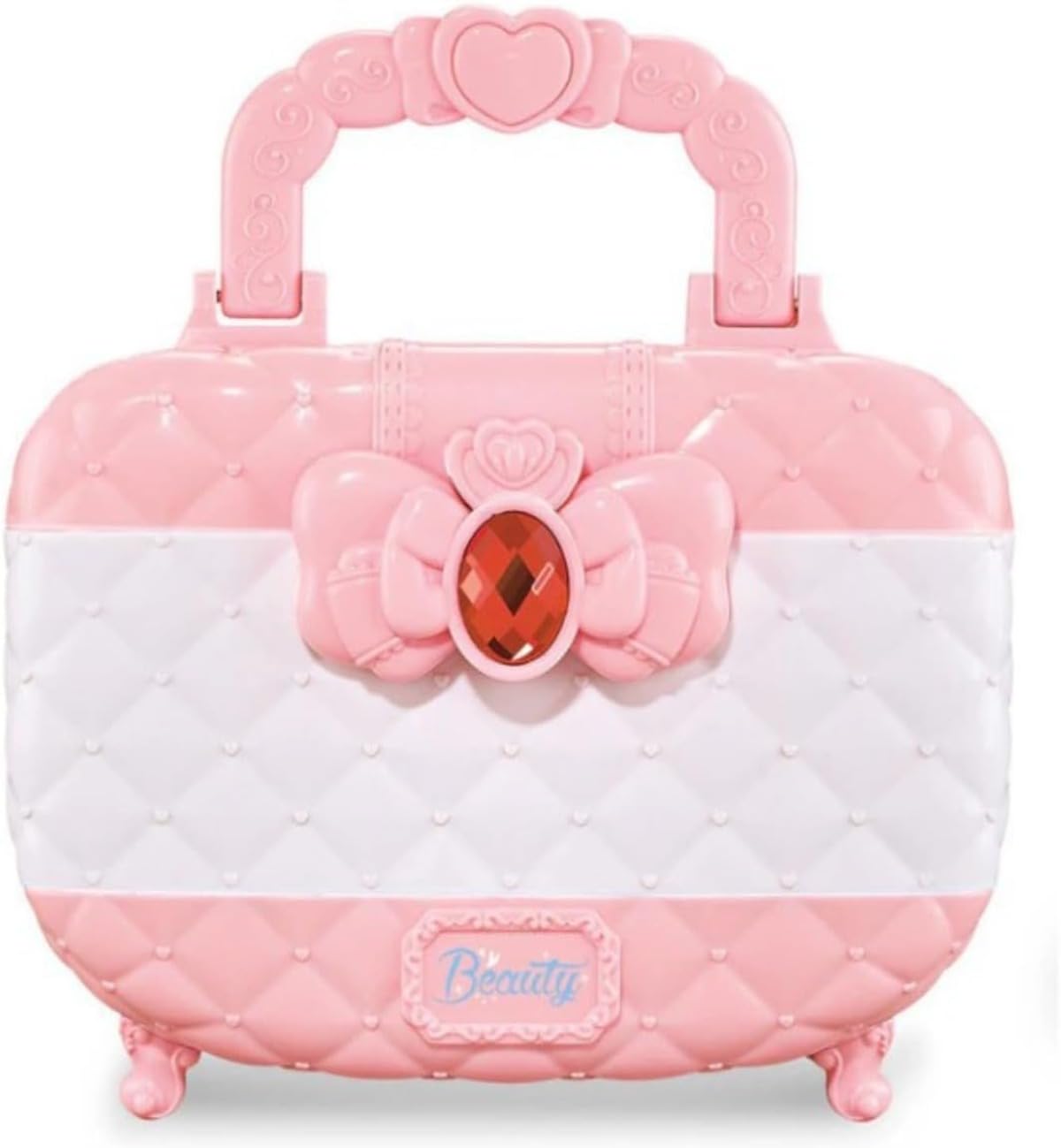 メイクセット 子供用化粧品 女の子 お化粧おもちゃ 引き出し式 防塵 コスメ ままごと メイク メイクアップ ごっこ遊び 誕生日 クリスマス プレゼント (ピンク)｜Dusky Rose （ヘアケア・サプリ）