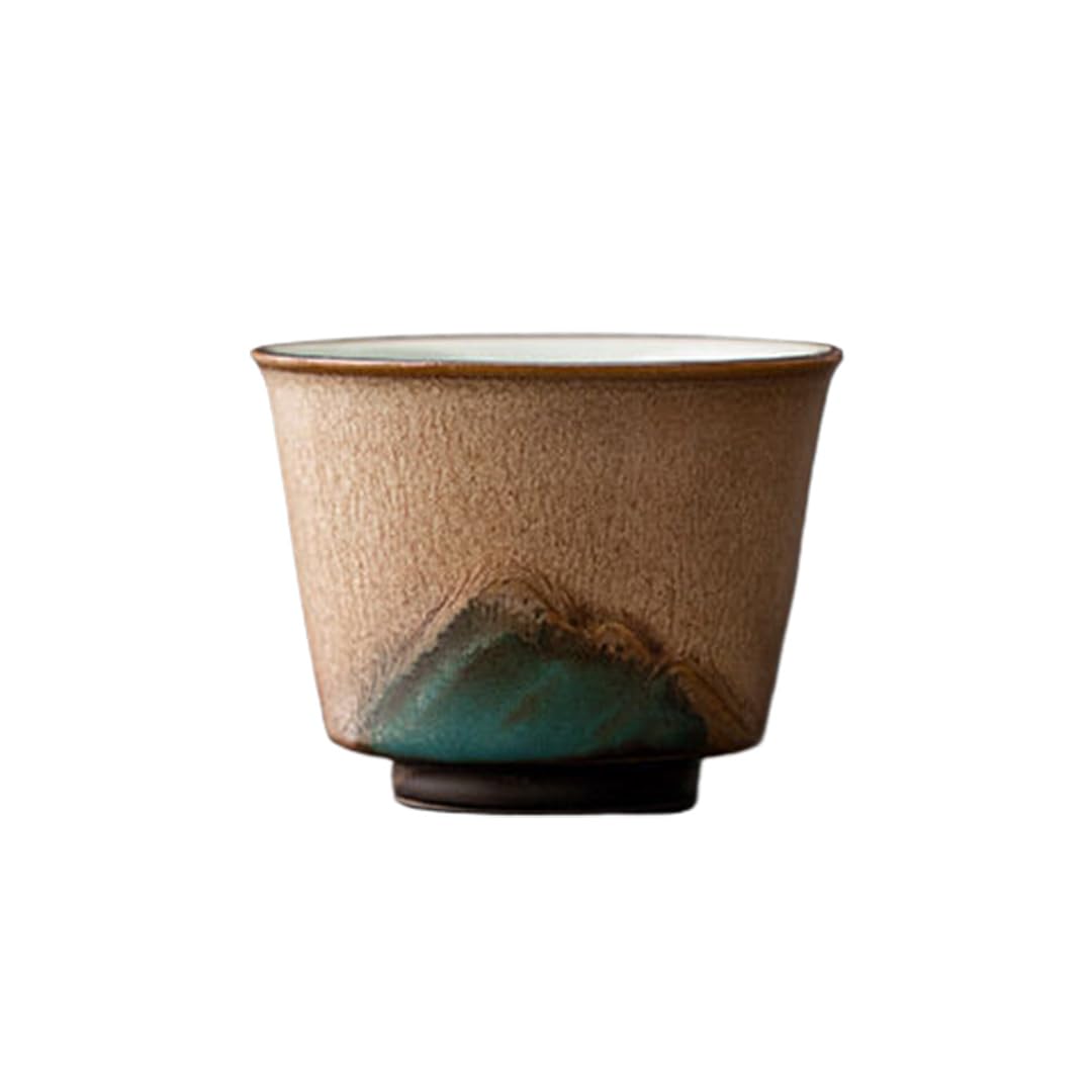 湯呑み 瀬戸もの 湯のみ 今めかしい 湯呑み茶碗 パウダーコンパクト 酒器 差し上げ物 和風 食器 周囲の状況に人懐っこい器 湯のみ 差し上げ物 儀式用 生まれ落ちる日 差し上げ物 差しわたし5.3×高さ4.1糎