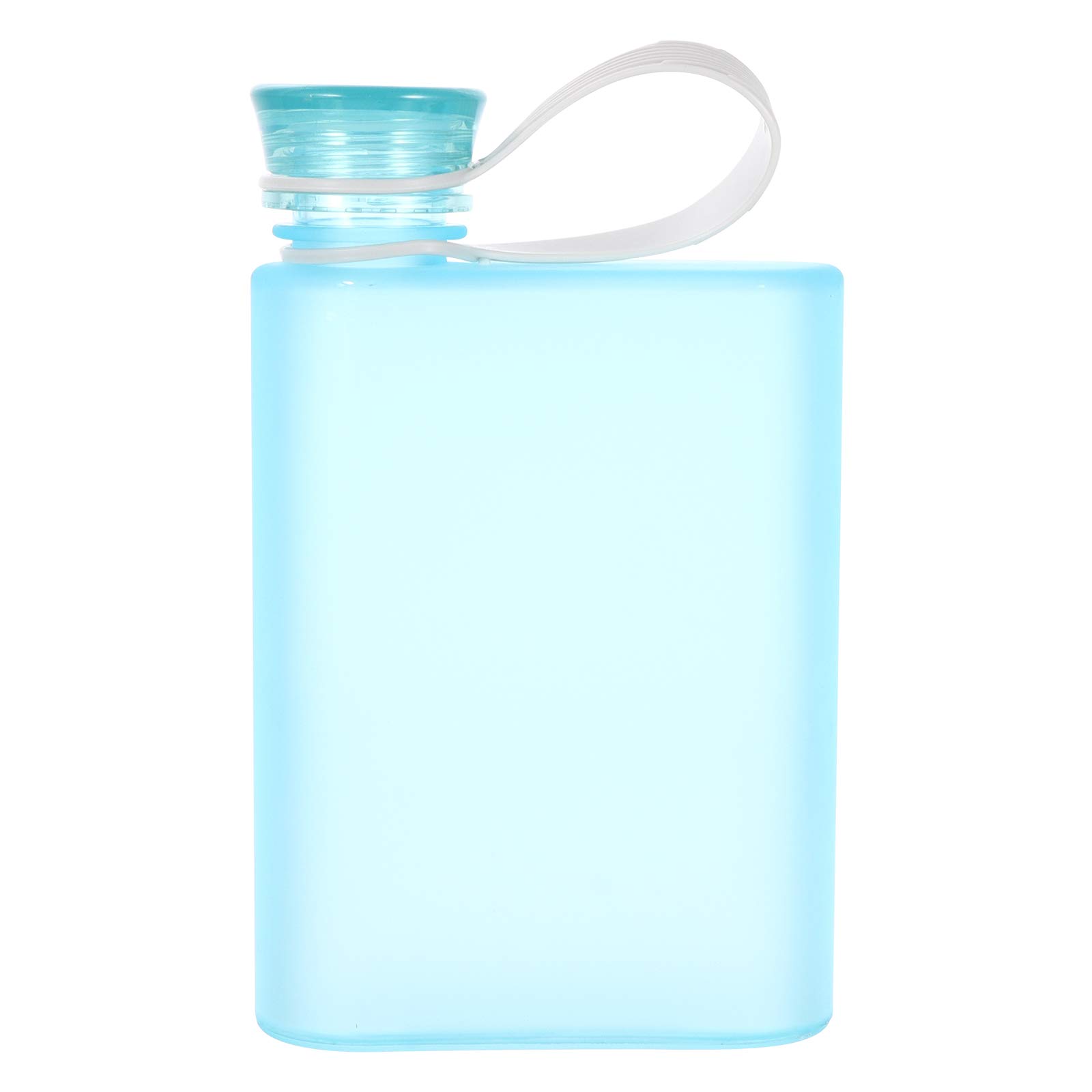 A5平べったい指環お水瓶 可塑性物質製携帯型運動競技湯沸かし 380ml アウトドア用貯水瓶 男女兼用 填まるネス 山歩き用