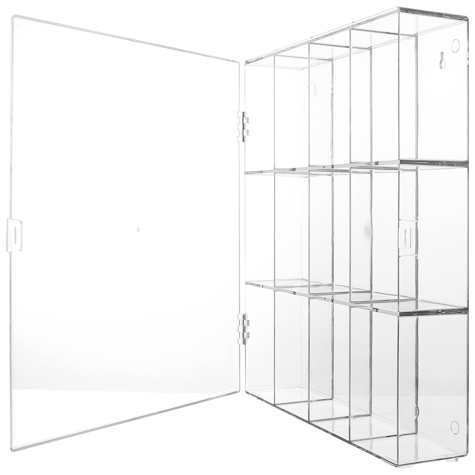 Veemoon アクリル樹脂製クリエイティブディスプレイホルダー 多役立つこと入れもの 芸術品見せびらかす入れもの シンプルモダンデザイン 省空白文字築き上げる能力のある 余暇活動寄せあわせ納める用 1仕掛ける