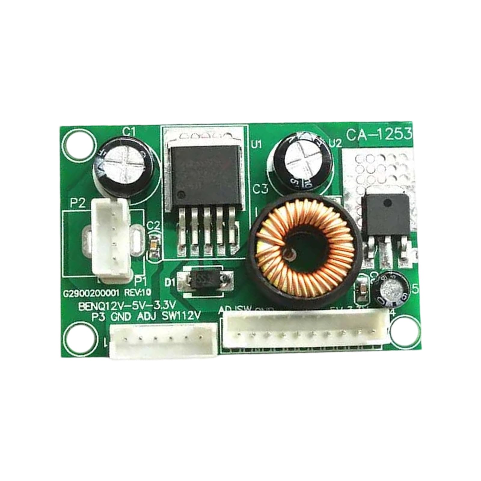 デュアル電圧 12V ～ 5V 3.3V DC-DC 降圧モジュール 高効率 コンパクトサイズ 故障防止 複数出力電源コンポーネント｜Dusky Rose （ヘアケア・サプリ）