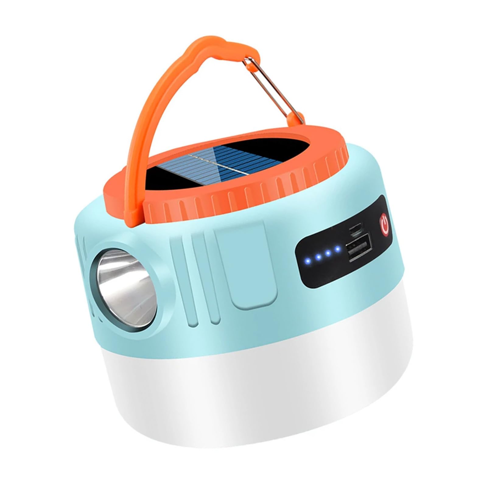 ソーラー&USB充電キャンプライト リモコン付き 屋外吊り下げテントランプ ポータブル緊急ライト 永続的なポータブル|Dusky Rose (ヘアケア・サプリ)