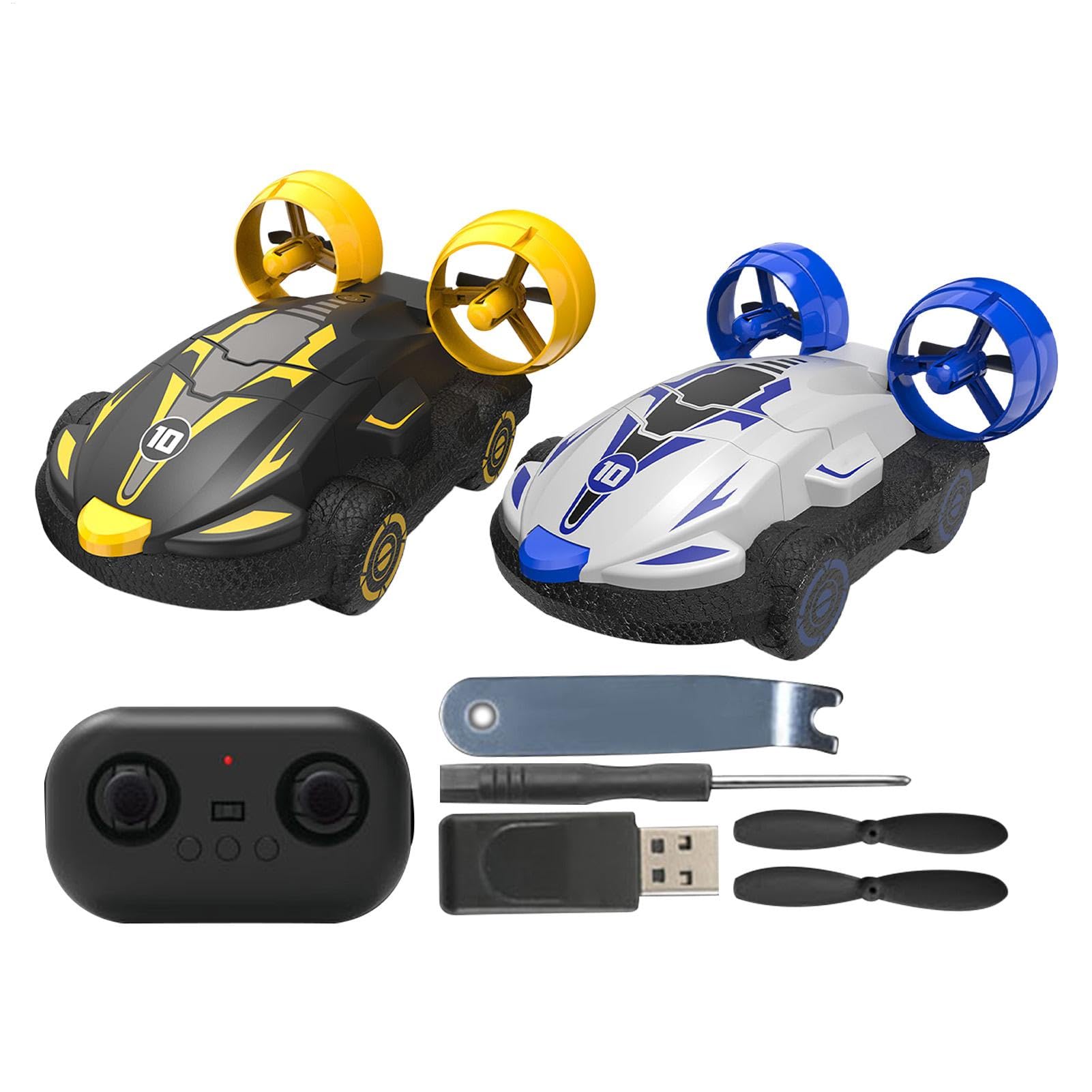リモコンを備えたおもちゃの車、キッズリモートコント カー | ポータブルRCカー防水ドリフトオート | Hovercraft Stunt Auto Vehicle、クリスマスの誕生日の子供のおもちゃ｜Dusky Rose （ヘアケア・サプリ）